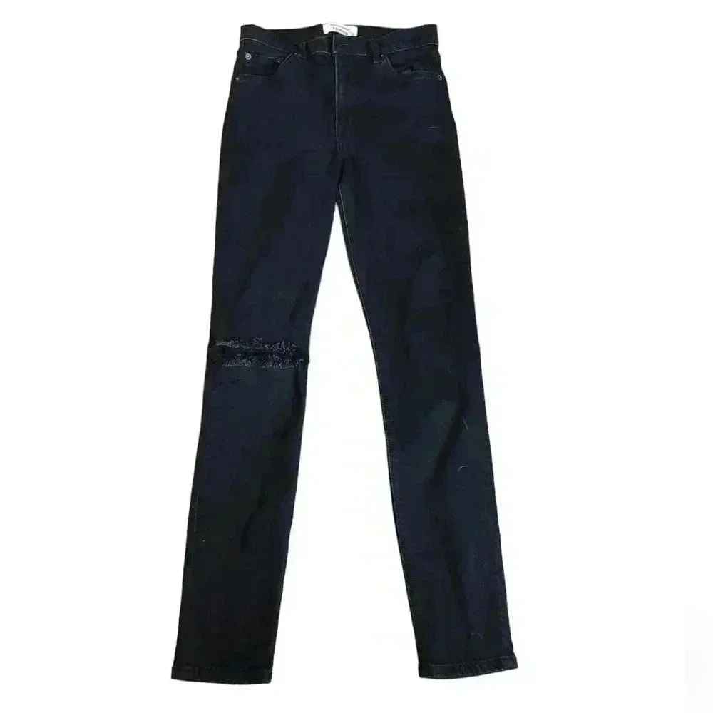 Reformation High and Skinny faded black destroy - Picture 2 of 5